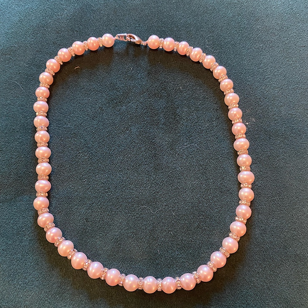 Pastel pink necklace